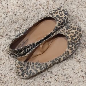 Lucky Brand leopard flats